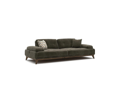 Luxury Upholstered furniture Sofa Three Seater Couch Living room Furnishings Upholstery Fabric