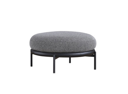 Gray Living room Stool Round Stool Luxury Footstool Upholstered furniture new