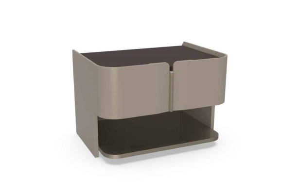 Gray Design Bedside table Console Side tables Bedroom Wood Luxury