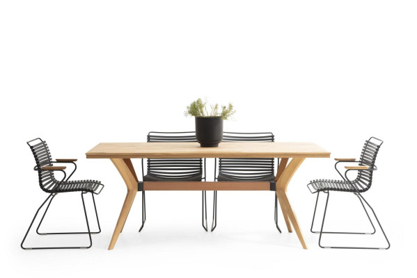 Dining set dinette Dining room Dining table Chairs Set 5pcs Brown Wood Modern