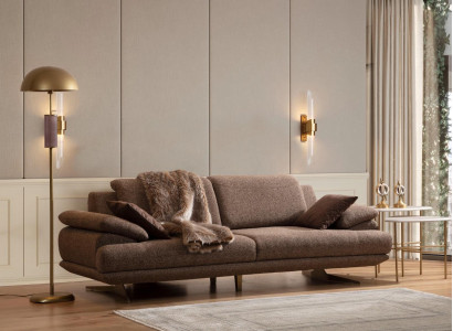 Stylish three-seater living room sofas luxury 3-seater exclusive couch