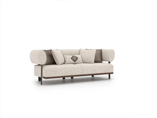 Design Modern Luxury Living room Set Sofa Two-seater with 2x Armchair Furnishings