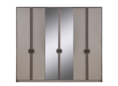 Wardrobe Wardrobe Wardrobe Modern Wooden Cabinet Gray