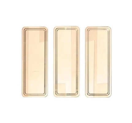 Golden Modern Mirror Set Wall mirror Dressing table Mirrors 3pcs