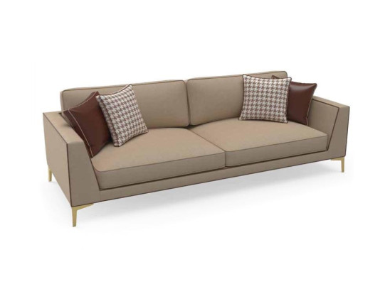 Design Sofa Couch Upholstery 3 Seater Sofas Couches Seat Suite Fabric 240cm