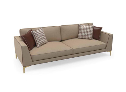 Design Sofa Couch Upholstery 3 Seater Sofas Couches Seat Suite Fabric 240cm