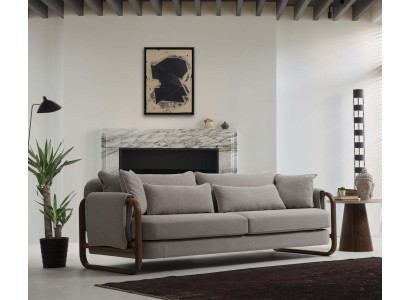 Sofa 4 Seater Four Seater Modern Fabric Gray Sofas Design Living room new