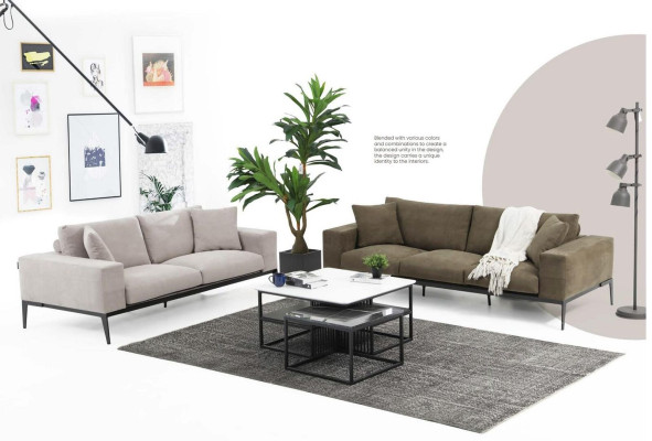 Sofa set 32 ​​Seater Sofa Suite Gray Sofas Modern Group Set new