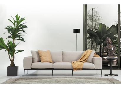 Three Seater Sofa 3 Seater Sofas Beige Fabric Living room Luxury Modern new