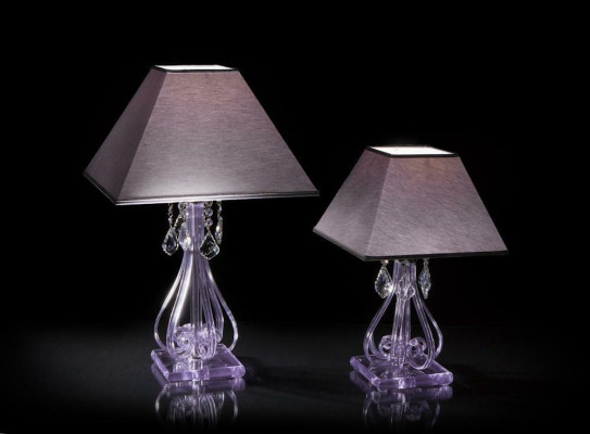 Light fixture Crystal table lamp Elite Bohemia foot Bedside table new Office