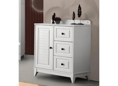 Luxurious white stylish Chest of drawers for Baby Wooden furniture for Childrens room