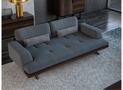 Design Gray Sofa Three Seater Couch Living room Design Modern Furnishings