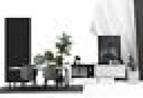 Dining room Group Dining table Chairs Table Wood Set 7pcs Gray Modern Set