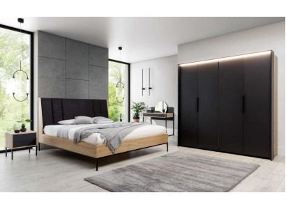 Wardrobe Black Luxury Wood Bedroom Elegant Wardrobe Design Modern