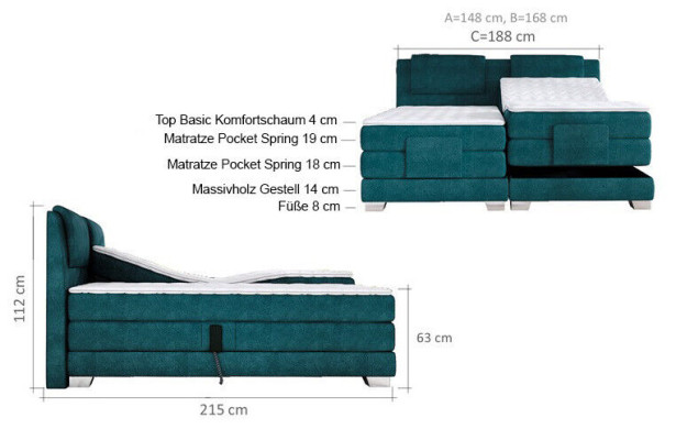 BOX SPRING BED DESIGN Bed TOPPER SPRING CORE Double bed Upholstered bed ELECTRICAL