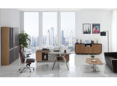 Designer Office Work Room Set Shelf Table Chest of drawers Complete Set Furniture