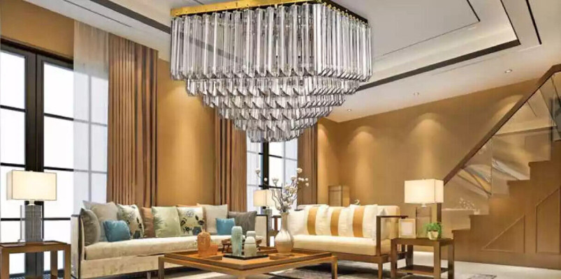 Chandelier Ceiling light hanging lamp new Living room gold Modern
