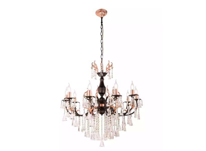 Luxury ceiling light Chandelier Ceiling lamp Luster Black Crystal