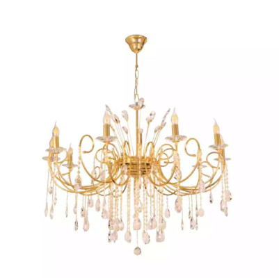 Chandelier Beautiful Crystal Ceiling light Gold Lights Lamps