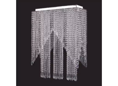 Chandelier pendant lamp shiny chrome new living room chandelier