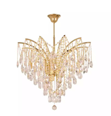Chic crystal chandelier for exclusive living room design lights