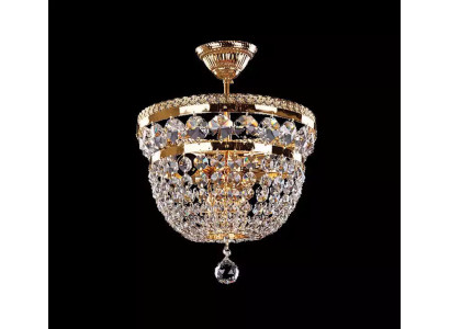 Round Luxury Chandelier Ceiling lamp Chandelier Chandelier Gold Crystal Art