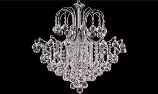 Ceiling lamp Chandelier ceiling crystal lamp Lamps luxury chandelier silver