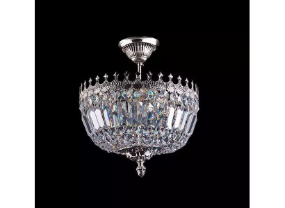 Ceiling chandelier luxury silver chandelier ceiling lamp chandelier crystal