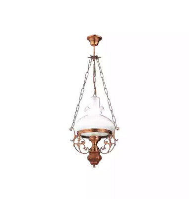 Lamp ceiling chandelier chandelier chandelier ceiling lamp glass brown baroque