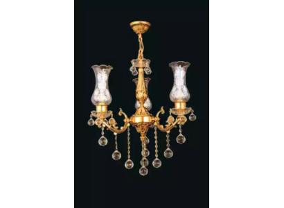 Ceiling chandelier Chandelier Gold Ceiling lamp Luster Crystal Lamp