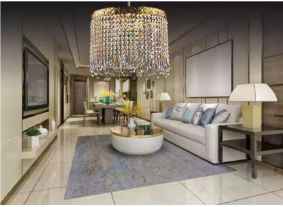 Ceiling chandelier Chandelier Gold Ceiling lamp Luster Crystal Lamp