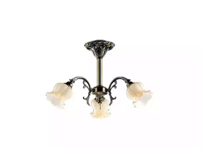 Ceiling chandelier flowers chandelier Chandelier Ceiling lamp Lamp Glass Gray
