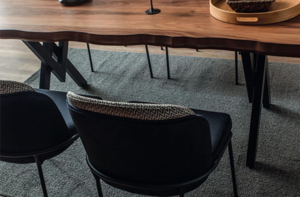 Brown Wood Dining room table Robust dining tables Wooden tables Luxury Furniture