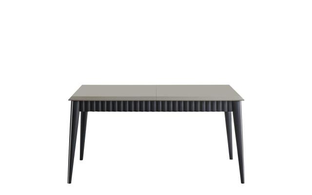 Gray Dining table Robust Dining room Designer Wooden Table Luxurious Furniture