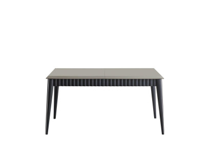 Gray Dining table Robust Dining room Designer Wooden Table Luxurious Furniture