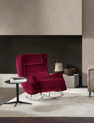 Luxury Armchair Upholstery Luxury Italian Style Real wood Modern Furniture Single Seater