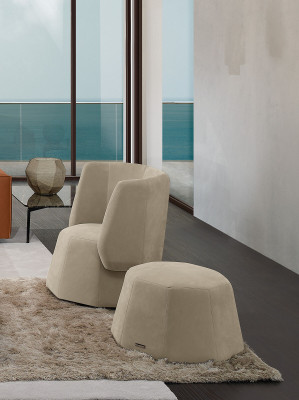Stool Design Wood Italian Furniture Luxury Living room Modern Footstool Gray new
