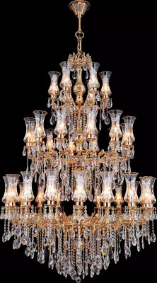 Chandelier Luster Glass Ceiling lamp xxl Light fixture Gallery Crystal Lamp