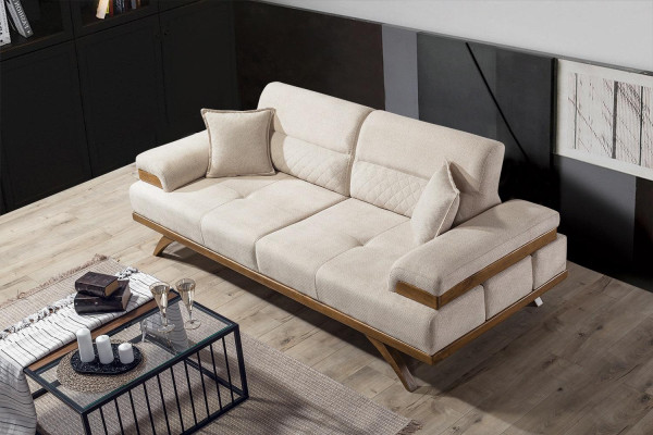 Sofa 3 Seater Elegant Living room Furniture Sofa Beautiful Luxury Design new