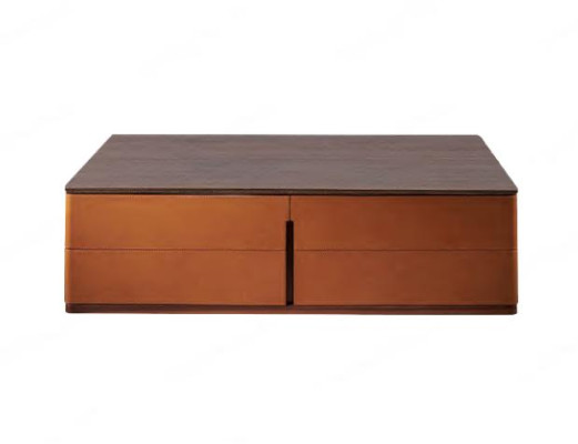 Living room Coffee table Orange Luxury Material Wood Style Modern Tables