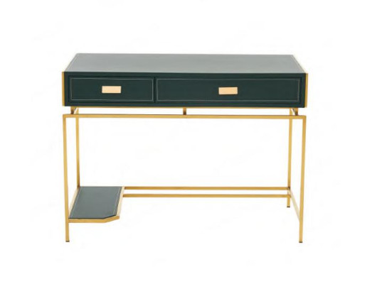 Computer desk Wood Table green Office furniture Desk Luxury Furniture Tables