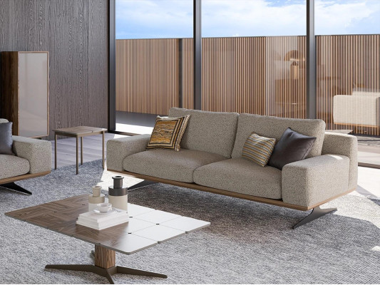 Living room Sofa Three Seater Modern Couch Upholstered Sofa Luxury Upholstered furniture
