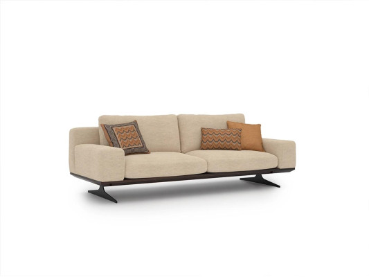 Living room Sofa Three Seater Couch Textile Furniture Upholstered Sofa Designer Furnishings
