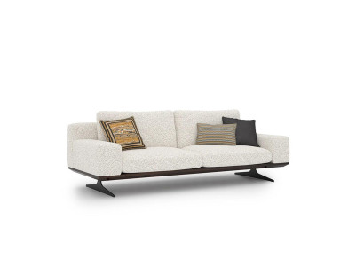 Luxury Three Seater Sofa Upholstered furniture Couch Modern Living room Designer Furnishings