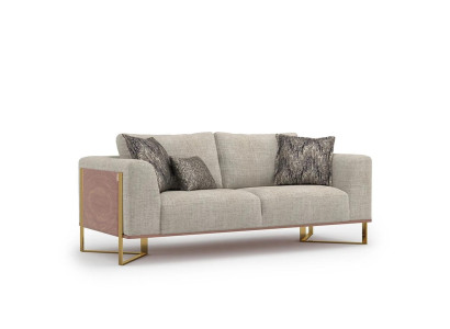 Two-seater Sofa Living room Upholstered furniture Design Couch Furnishings Textile new