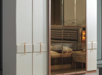 White Wardrobe Designer Wood Wardrobe Bedroom Glass Cabinet