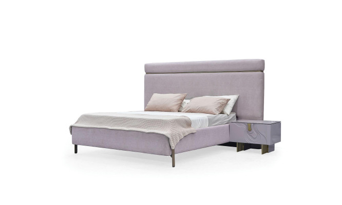 Complete e bedroom furniture double bed bed pink luxury set 3 pieces wood