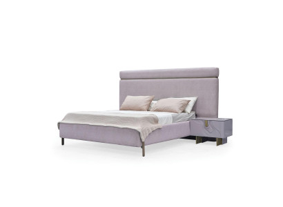 Complete e bedroom furniture double bed bed pink luxury set 3 pieces wood