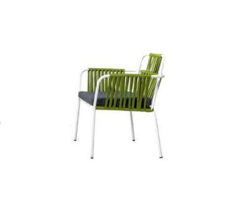 Modern Dining room Furniture Terraces 4x Chairs Stainless steel furniture