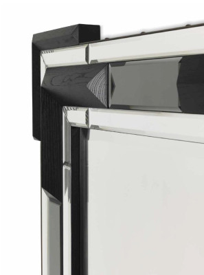 Italian galvanized mirror framed round wall mirror living room